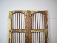 Pair of Antique Vintage Indian Doors Shutters