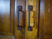 Vintage Hard Wood Fitted Interior Cupboard Cabinet Storage