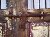 Pair of Antique Vintage Indian Doors Shutters