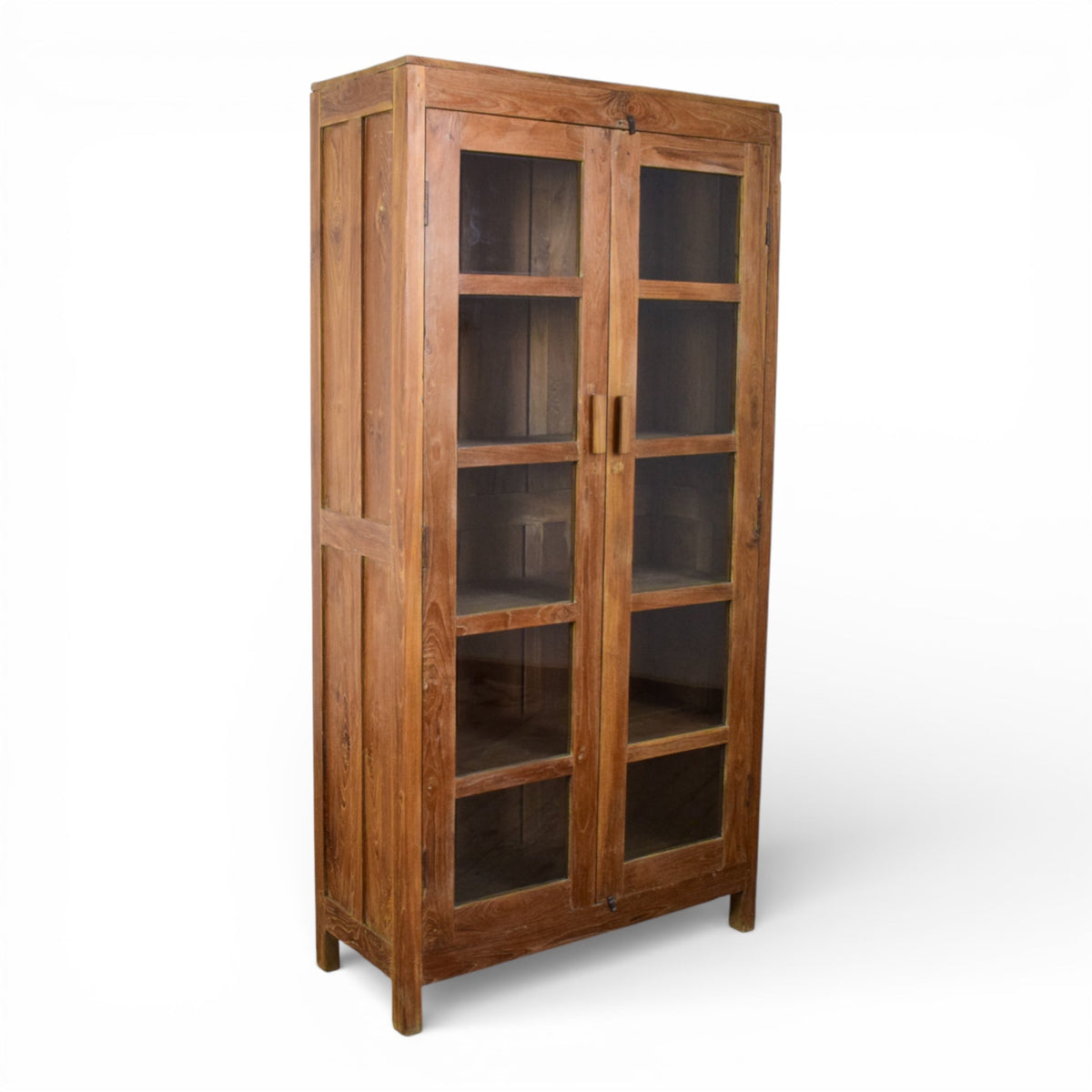 Vintage Wooden Rustic Cupboard Cabinet