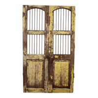Pair of Antique Vintage Indian Doors Shutters