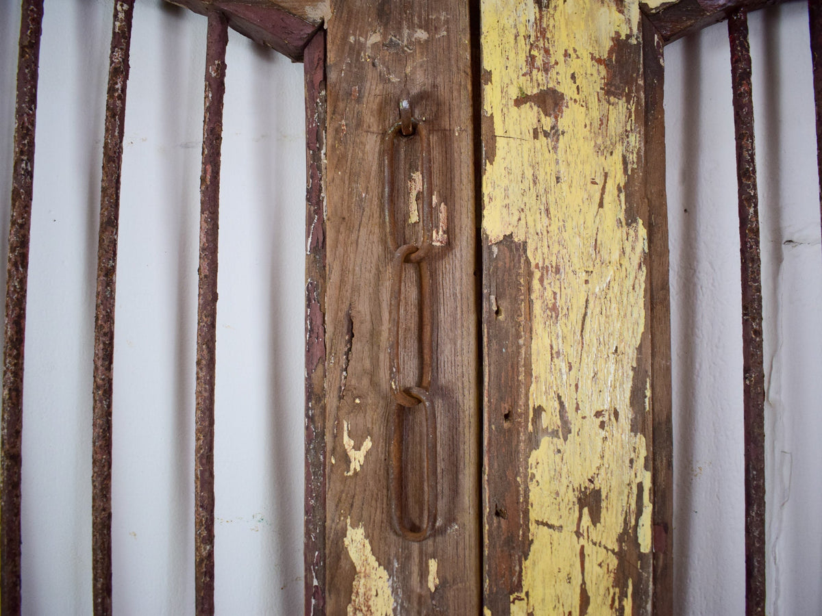 Pair of Antique Vintage Indian Doors Shutters