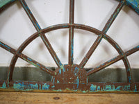 Vintage Wooden Fanlight Window Frame