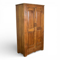 Vintage Hard Wood Fitted Interior Cupboard Cabinet Storage
