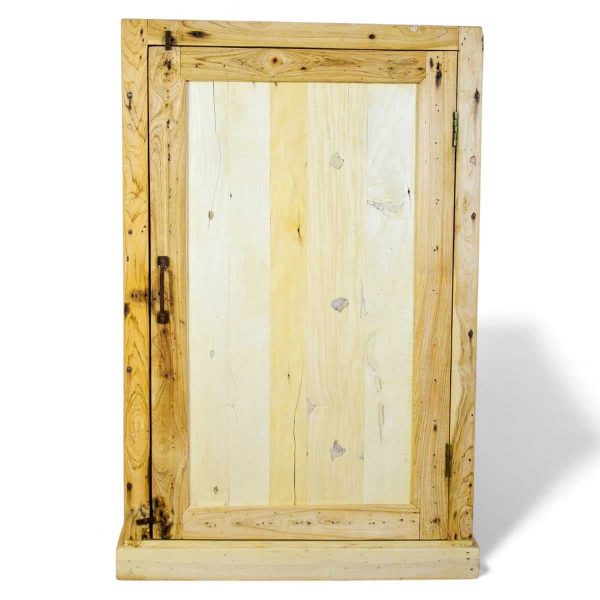 Vintage Bleached Rustic Cupboard Cabinet