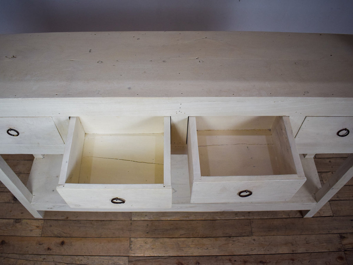 Vintage Rustic Reclaimed Wooden Sideboard Cupboard Dresser