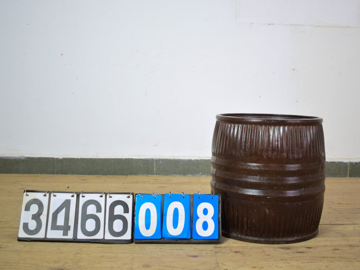 Vintage Metal Dolly Tub Planter