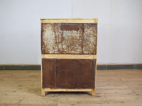Vintage Rustic Bleached Kitchen Bathroom Cupboard Cabinet Storage