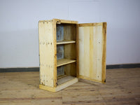 Vintage Bleached Rustic Cupboard Cabinet