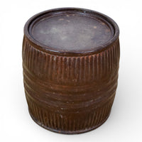 Vintage Metal Dolly Tub Planter