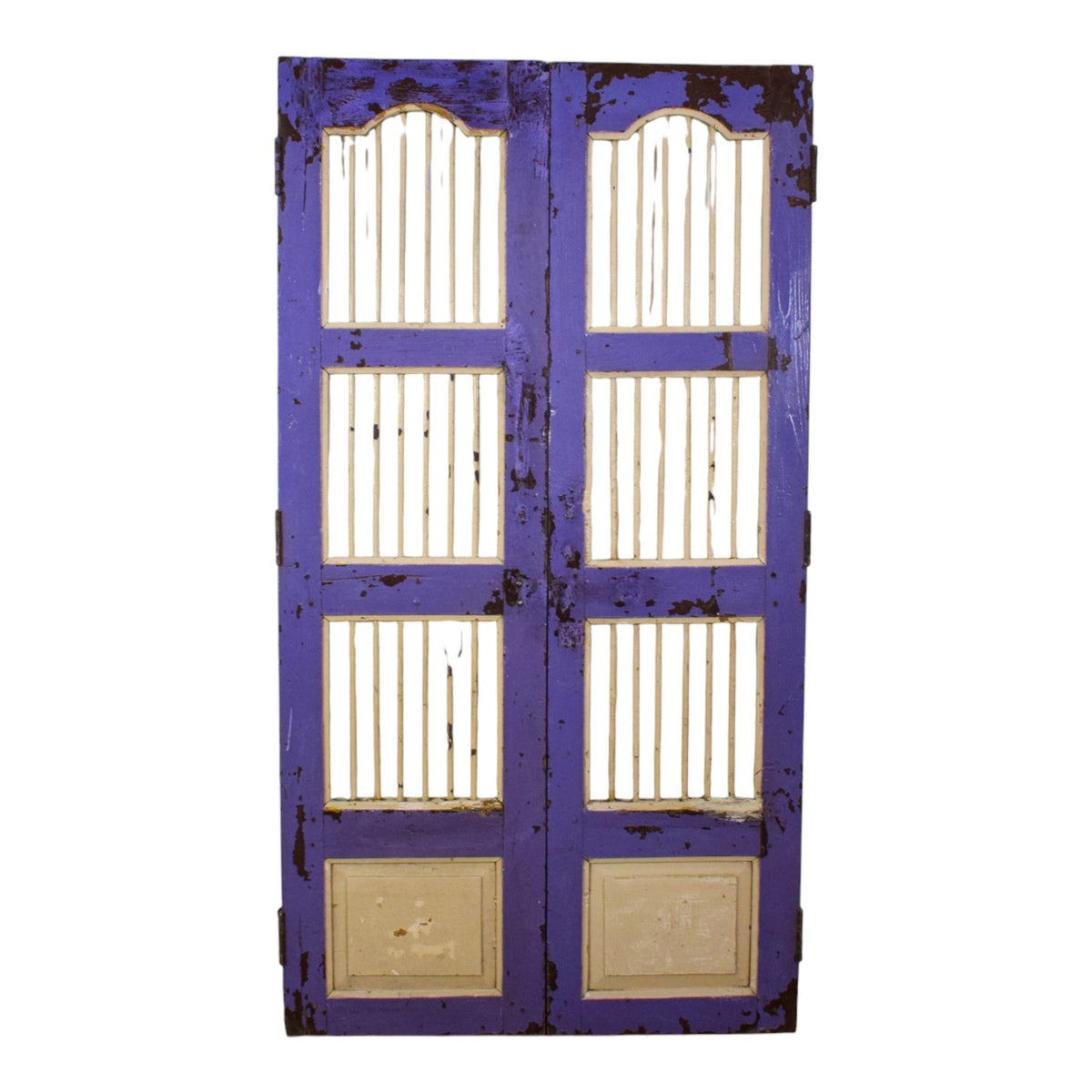 Pair of Antique Vintage Indian Doors Shutters