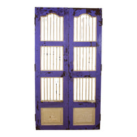 Pair of Antique Vintage Indian Doors Shutters