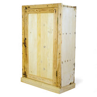 Vintage Bleached Rustic Cupboard Cabinet