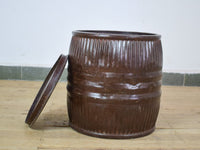 Vintage Metal Dolly Tub Planter