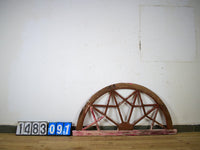 Vintage Wooden Fanlight Window Frame