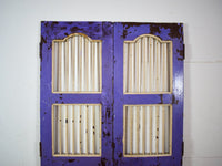Pair of Antique Vintage Indian Doors Shutters