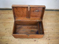 Vintage Antique Wooden Blanket Chest Box Trunk Coffee Table