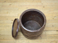 Vintage Metal Dolly Tub Planter