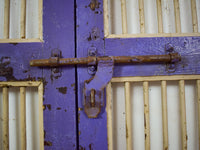 Pair of Antique Vintage Indian Doors Shutters