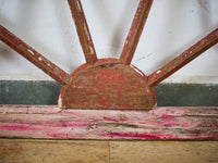Vintage Wooden Fanlight Window Frame