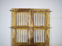 Pair of Antique Vintage Indian Doors Shutters