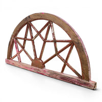 Vintage Wooden Fanlight Window Frame