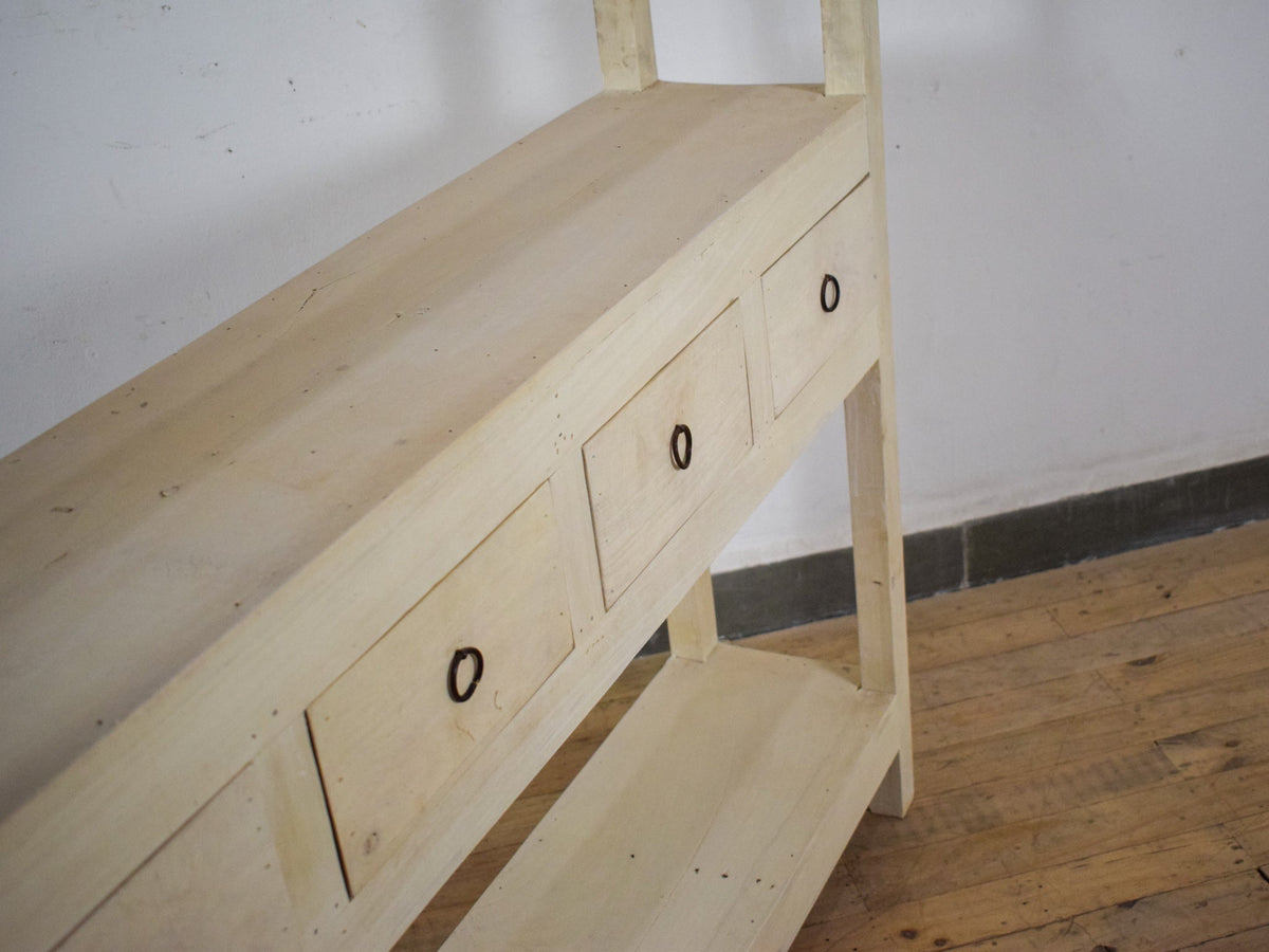 Vintage Rustic Reclaimed Wooden Sideboard Cupboard Dresser