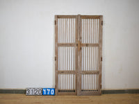 Pair of Antique Vintage Indian Doors Shutters