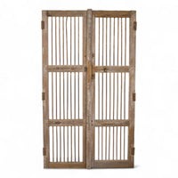 Pair of Antique Vintage Indian Doors Shutters