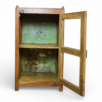 Small Vintage Rustic Cupboard Cabinet