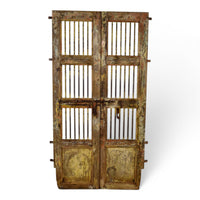 Pair of Antique Vintage Indian Doors Shutters