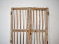 Pair of Antique Vintage Indian Doors Shutters