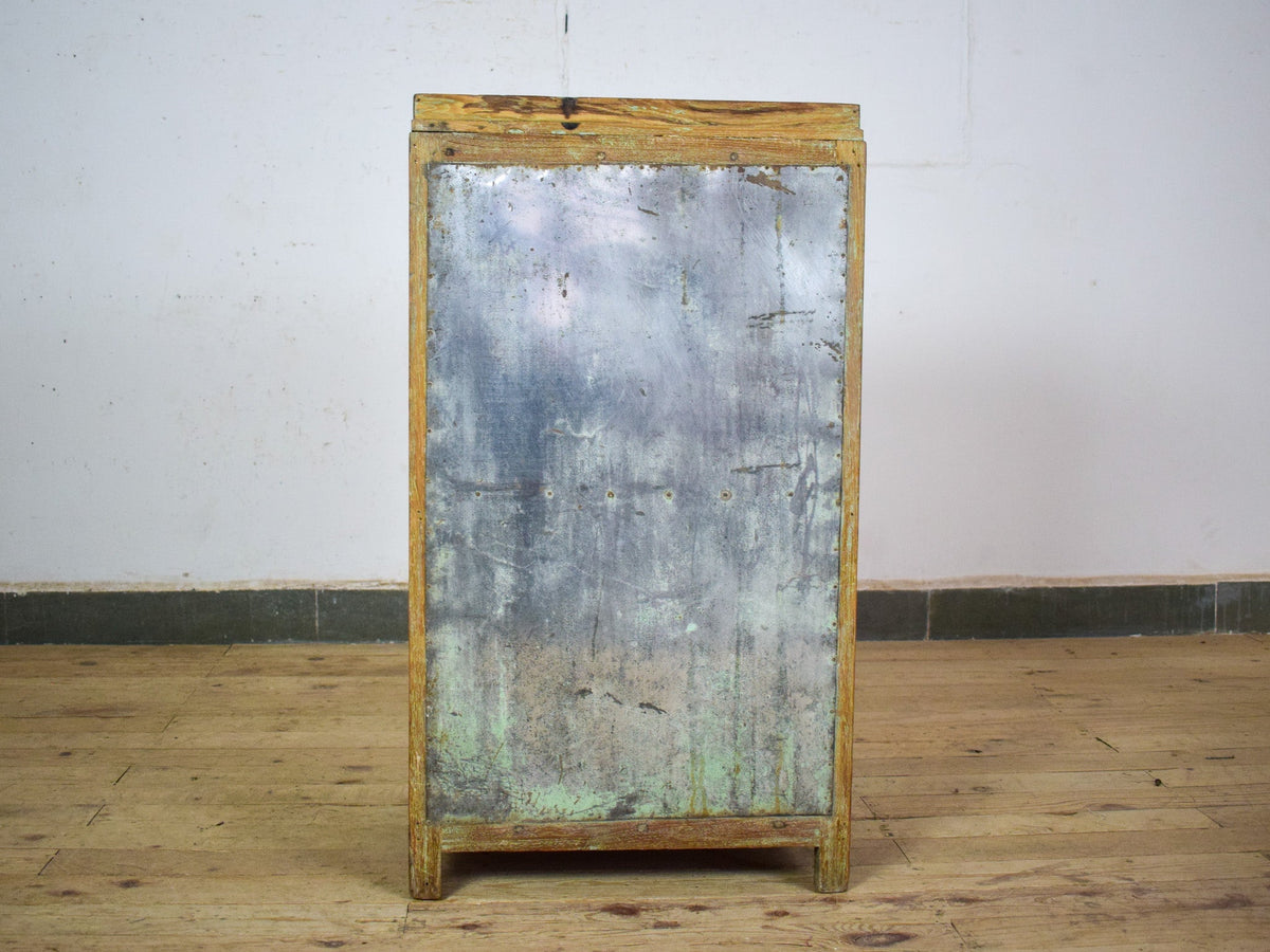 Small Vintage Rustic Cupboard Cabinet