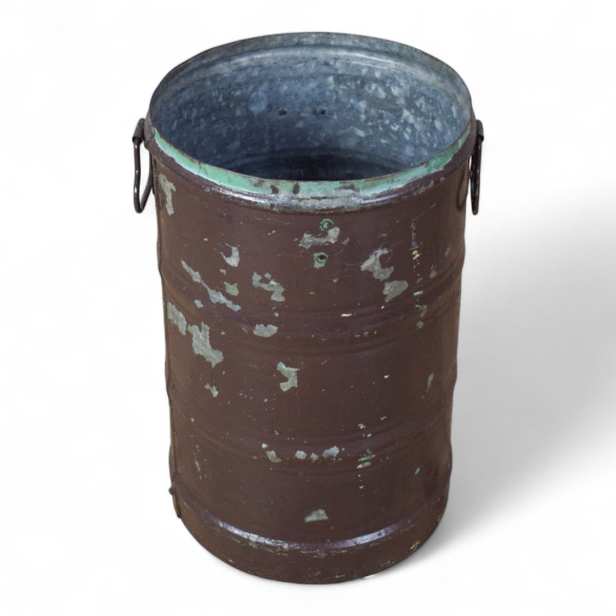 Vintage Rustic Metal Planter