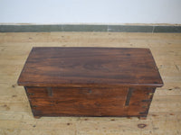 Vintage Teak Wooden Chest Box Coffee Table