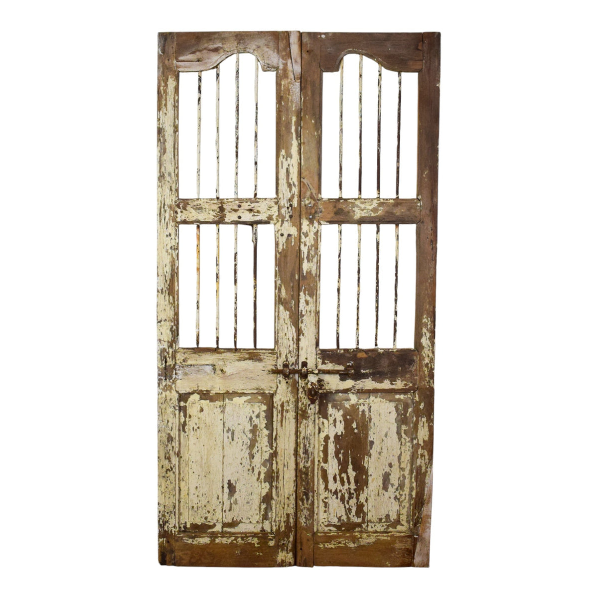 Pair of Antique Vintage Indian Doors Shutters
