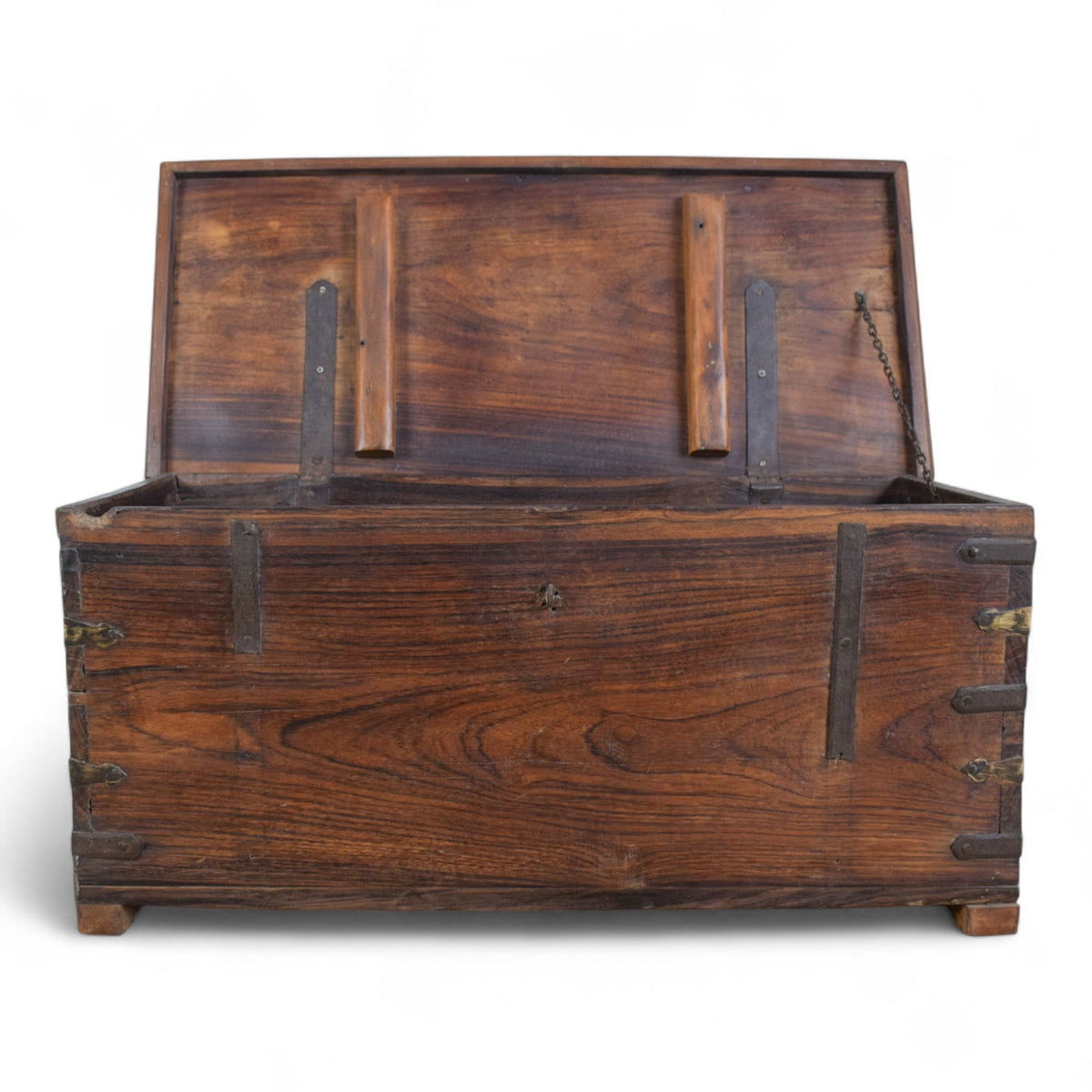 Vintage Teak Wooden Chest Box Coffee Table