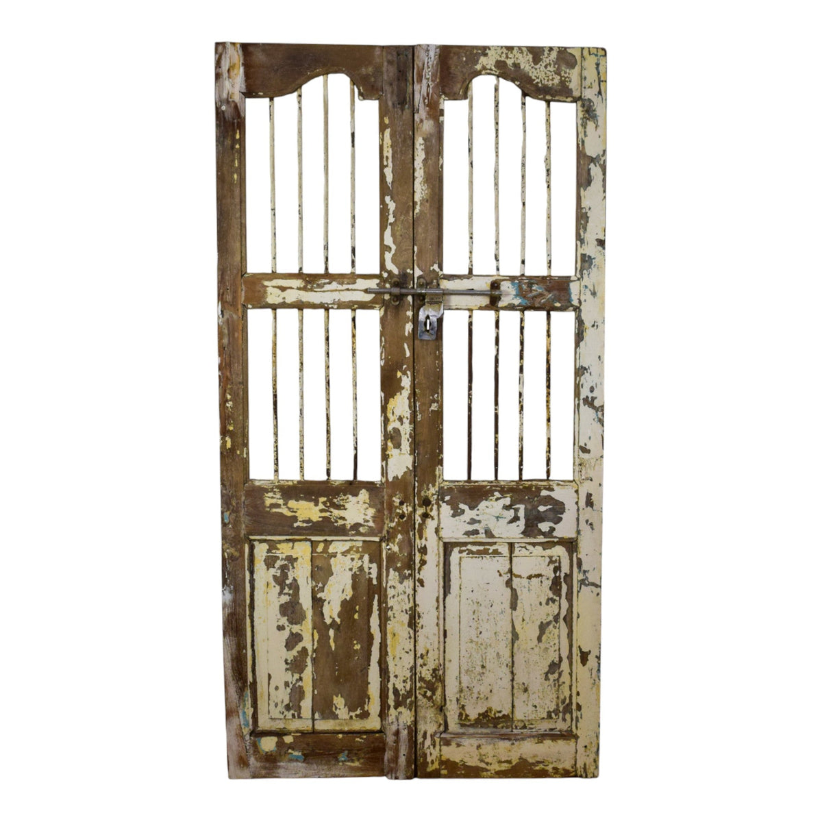 Pair of Antique Vintage Indian Doors Shutters