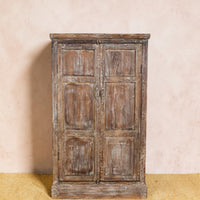 Vintage Rustic Wooden Cupboard Cabinet Storage
