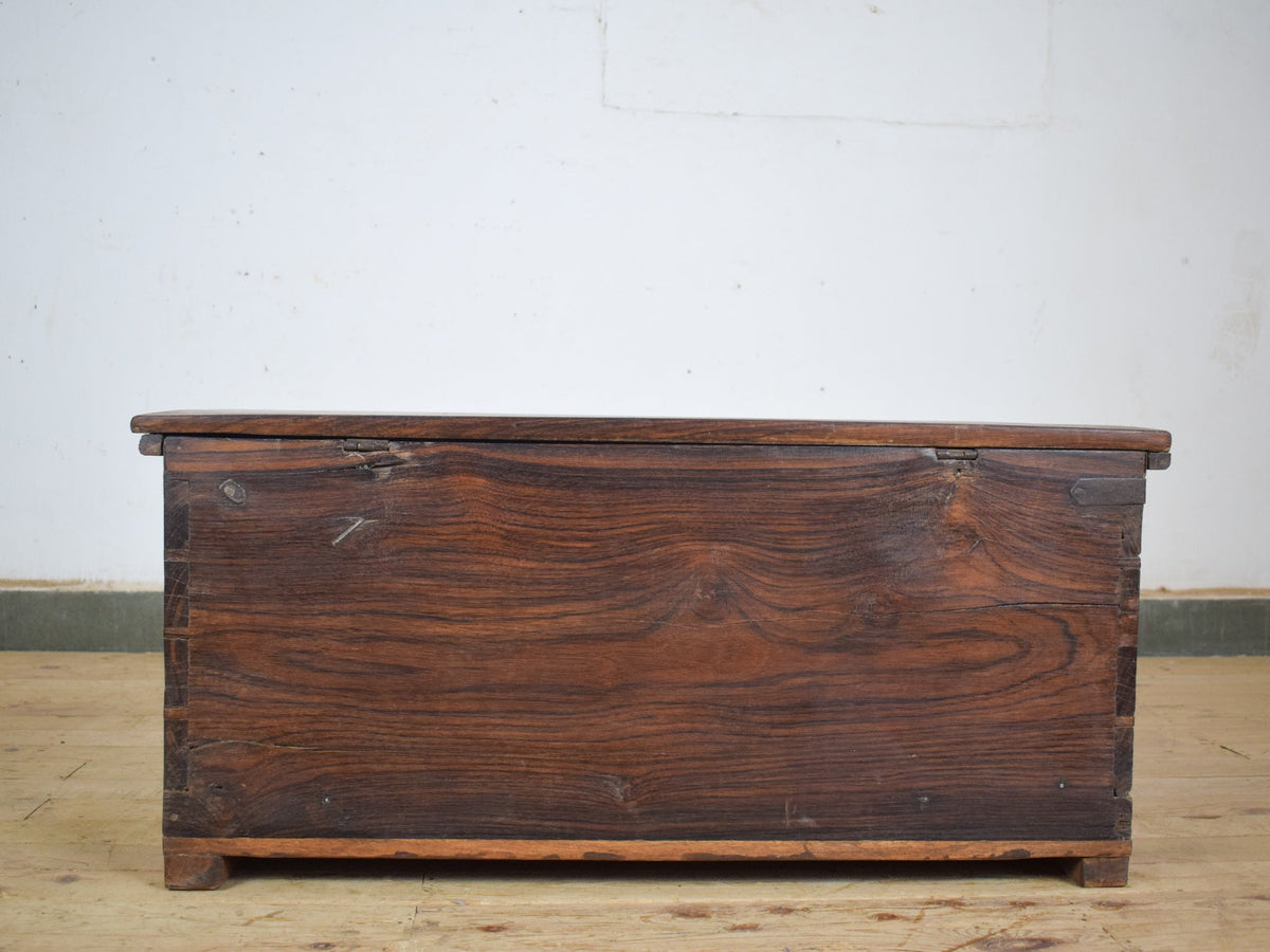Vintage Teak Wooden Chest Box Coffee Table