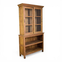 Vintage Rustic Wooden Shelving Cupboard Cabinet Dresser