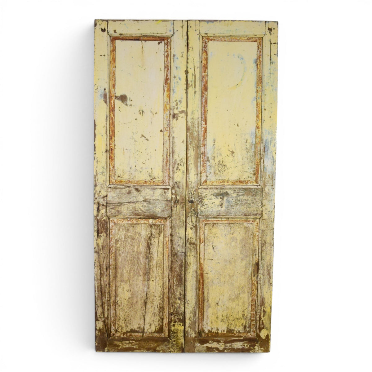 Pair of Antique Vintage Indian Doors Shutters