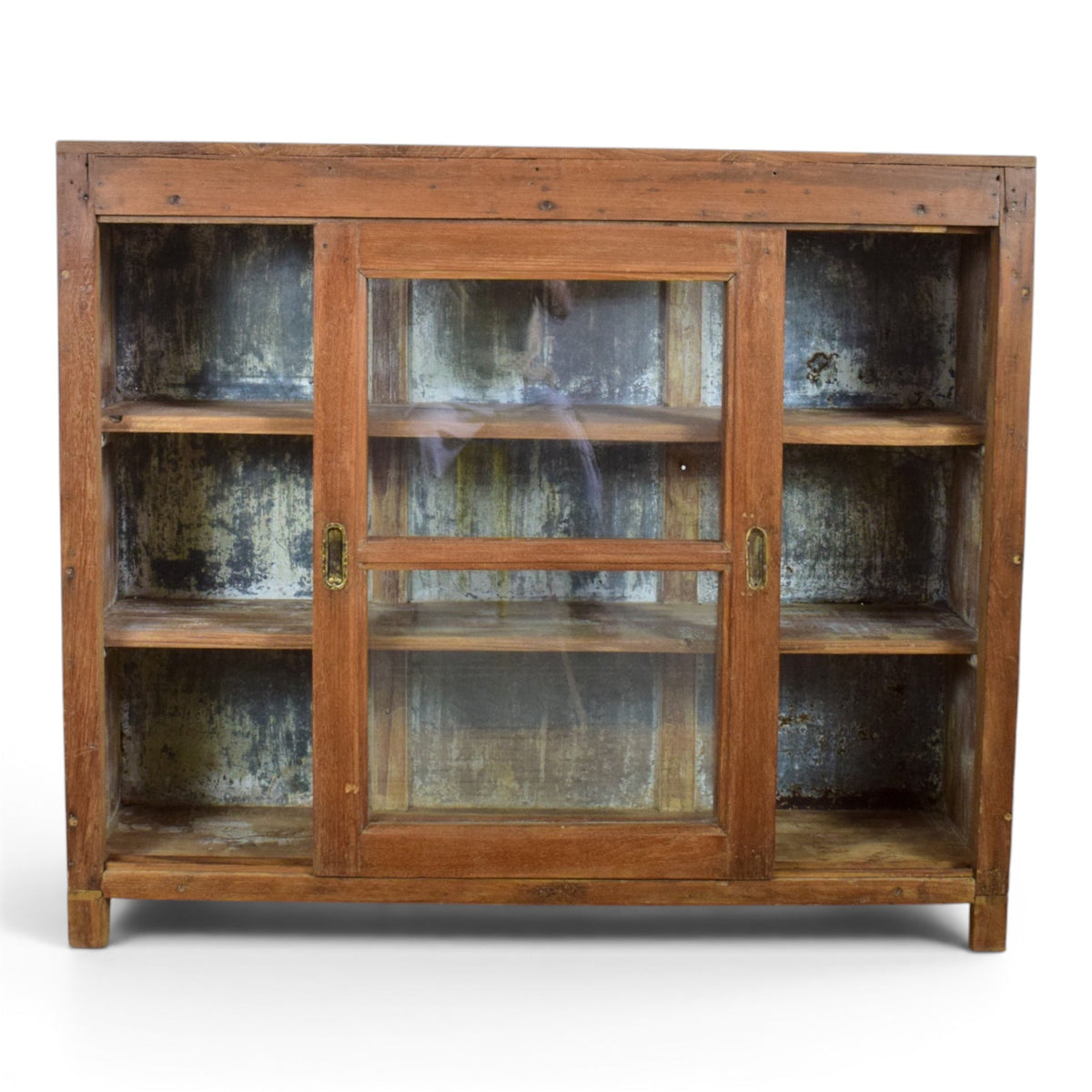 Vintage Rustic Wooden Cupboard Cabinet