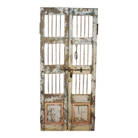 Pair of Antique Vintage Indian Doors Shutters