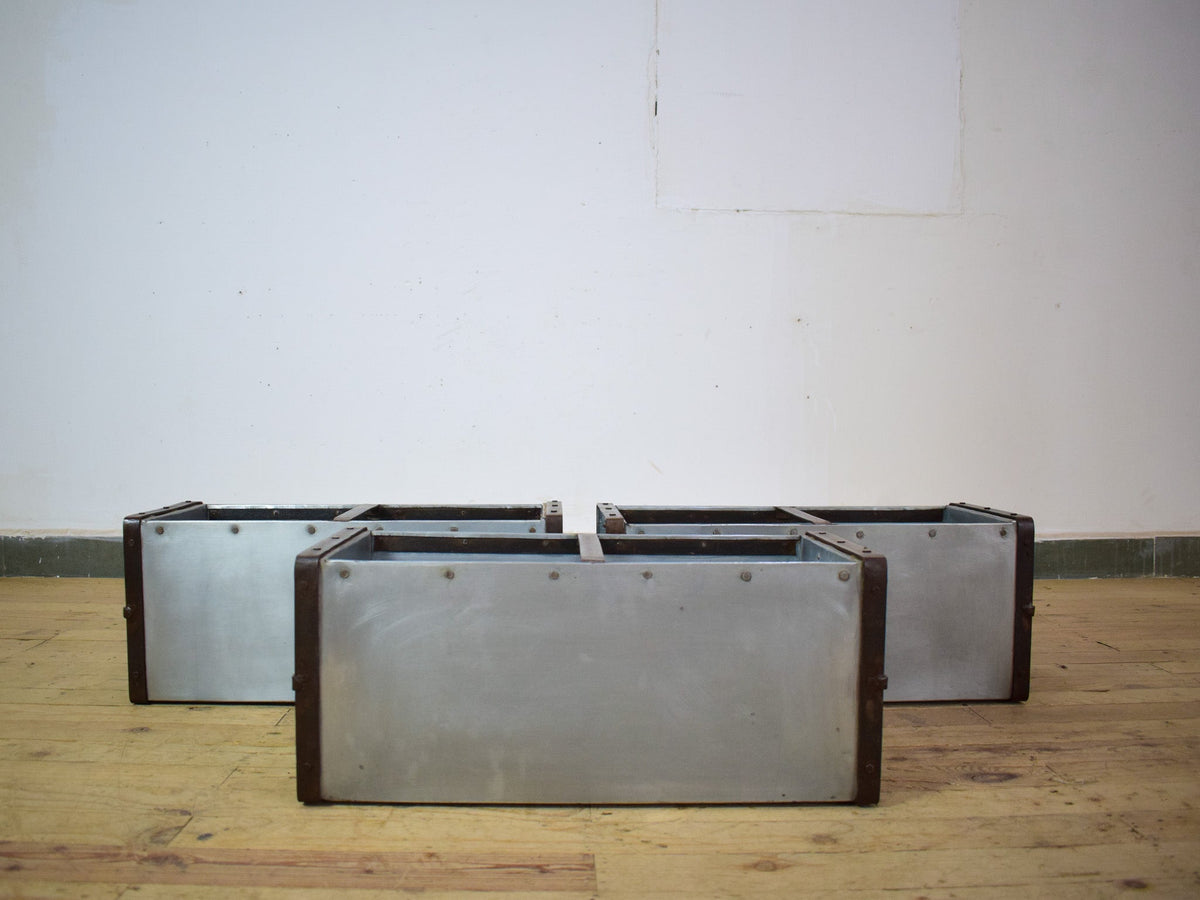 MILLWARDS® Handmade Vintage Style Galvanised Trough Planter - 60cm