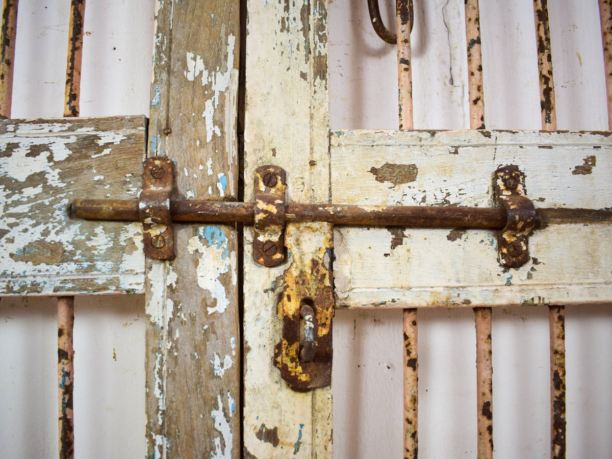 Pair of Antique Vintage Indian Doors Shutters