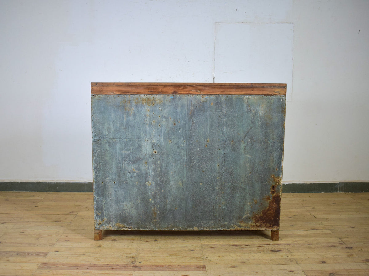 Vintage Rustic Wooden Cupboard Cabinet