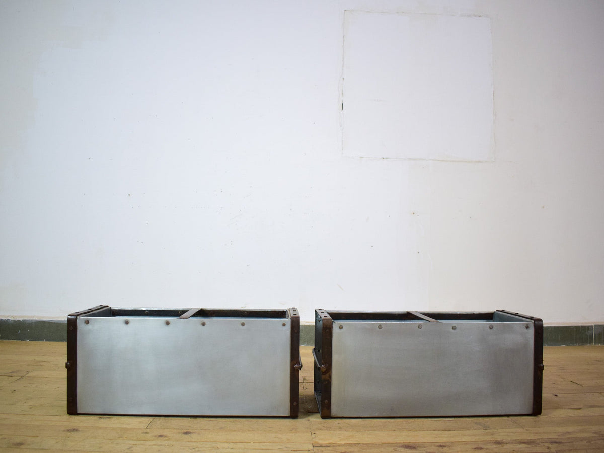 MILLWARDS® Handmade Vintage Style Galvanised Trough Planter - 60cm