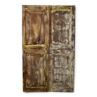 Pair of Antique Vintage Indian Doors Shutters