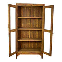 Vintage Wooden Rustic Cupboard Cabinet